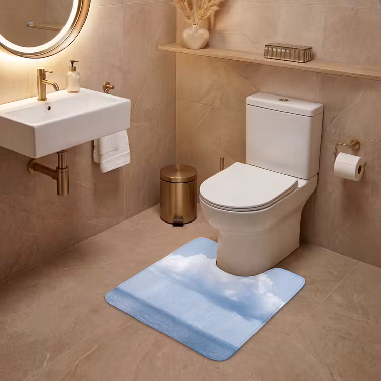 Wc Mat - Wolk - Regen - Natuur — 3