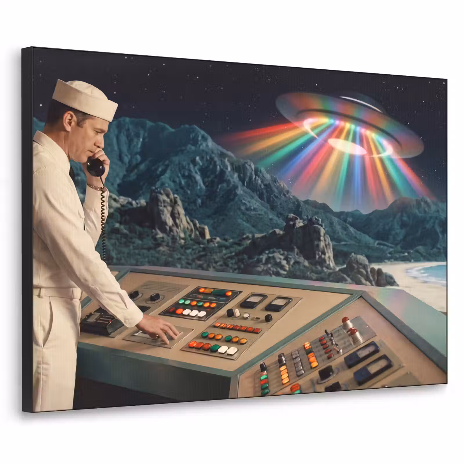 Art Frame - Man - Controlekamer - Strand — 1
