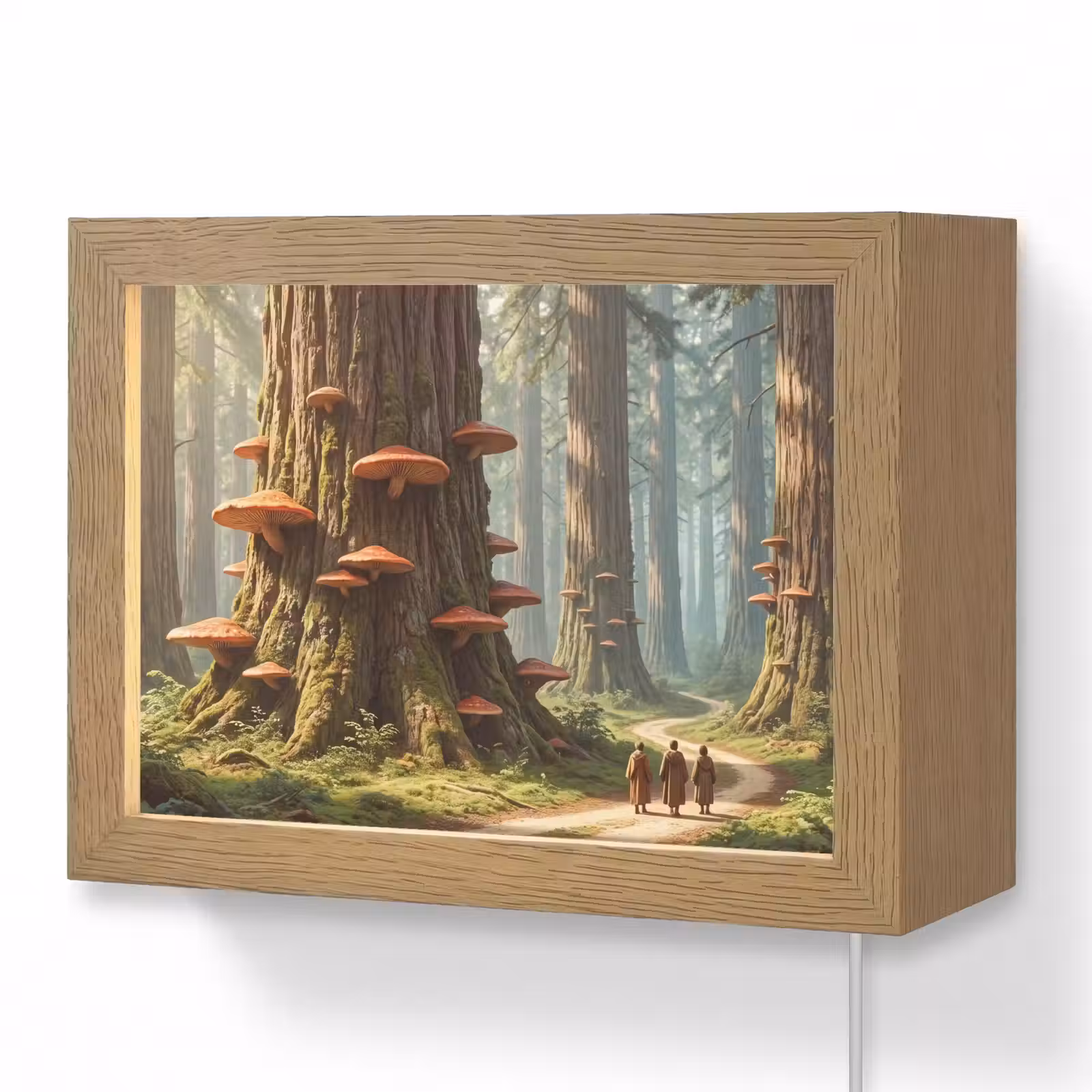 Lightbox - Wandlamp - Bos - Bomen - Natuur — 1