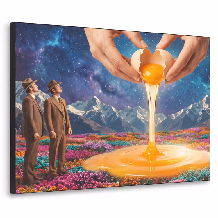 Art Frame - Handen - Ei - Surrealisme — 1