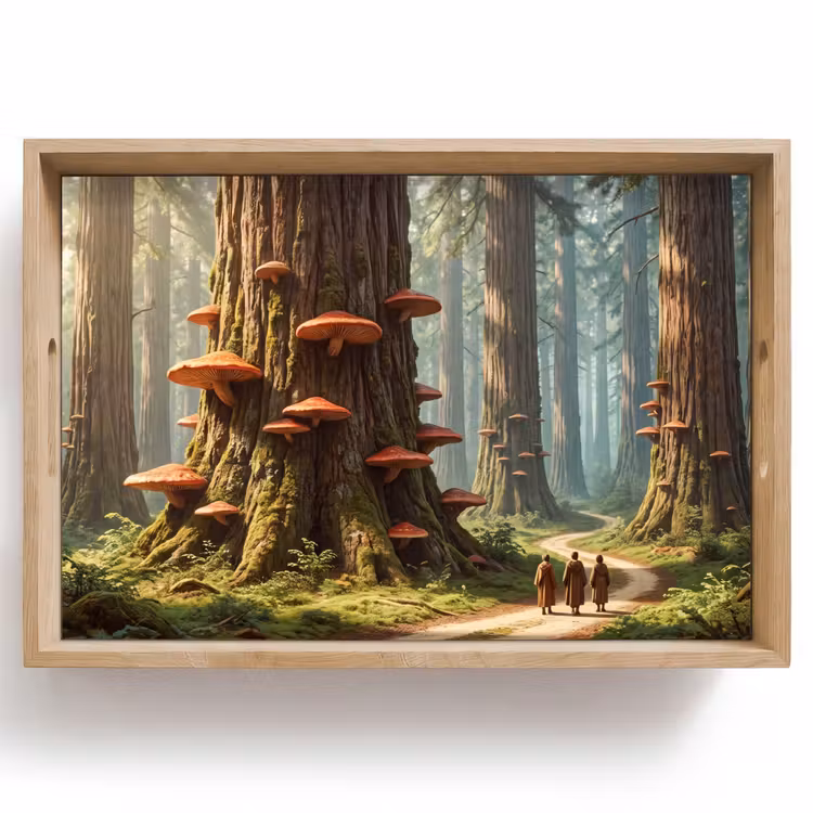 Dienblad - Bos - Bomen - Natuur — 1