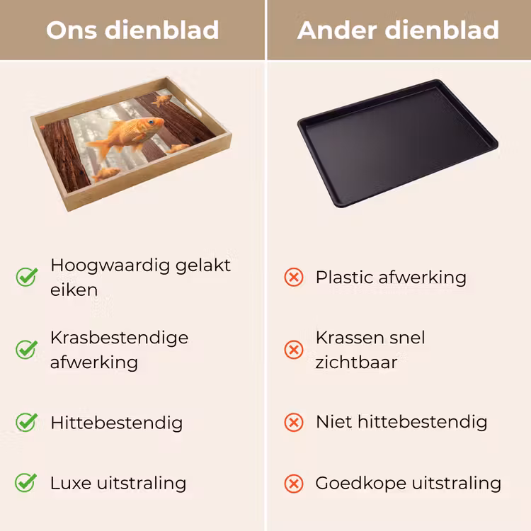 Dienblad - Vis - Bos - Fantasie — 3