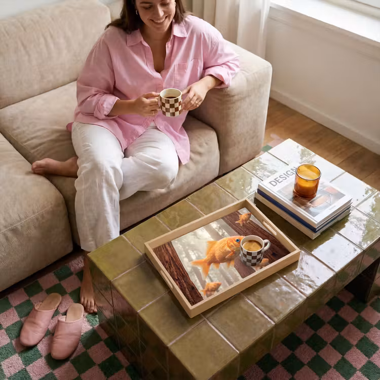 Dienblad - Vis - Bos - Fantasie — 6