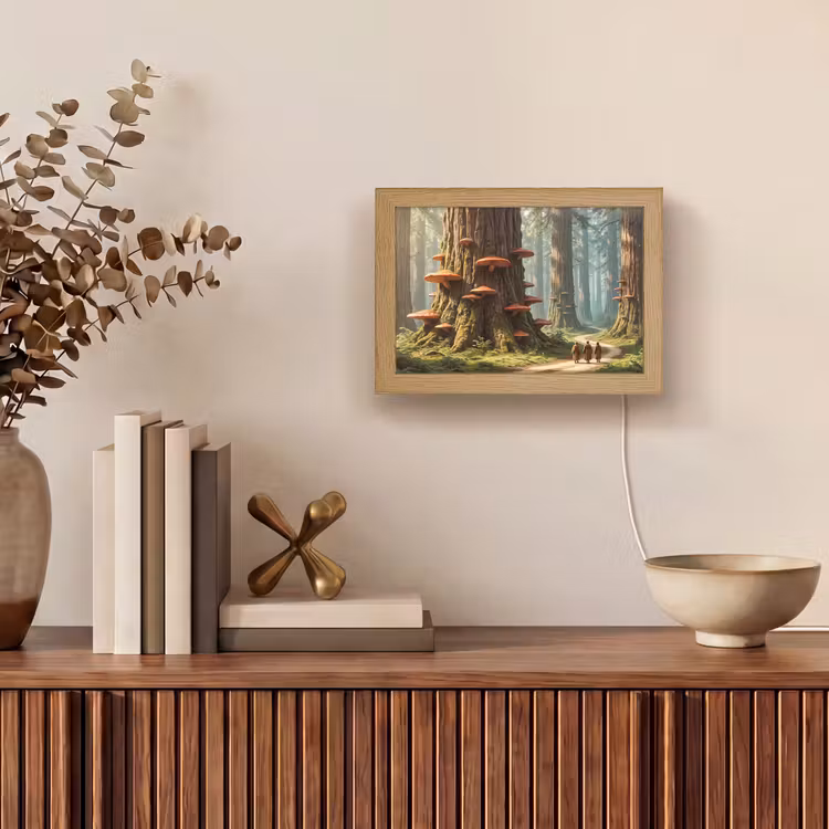 Lightbox - Wandlamp - Bos - Bomen - Natuur — 4