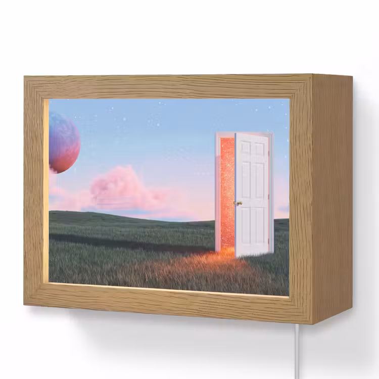 Lightbox - Wandlamp - Deur - Fantasie - Ruimte — 1