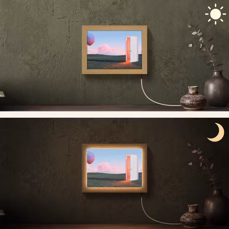 Lightbox - Wandlamp - Deur - Fantasie - Ruimte — 3