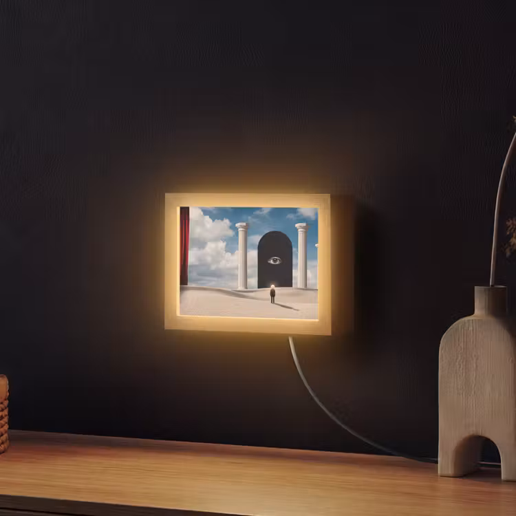 Lightbox - Wandlamp - Droom - Woestijn - Oog — 2