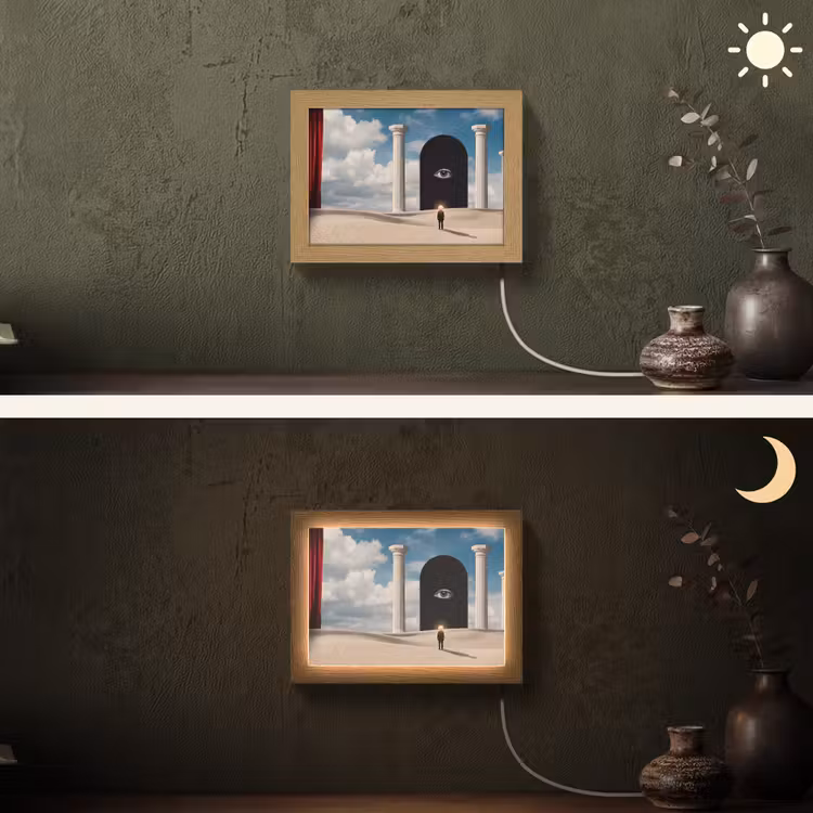 Lightbox - Wandlamp - Droom - Woestijn - Oog — 3