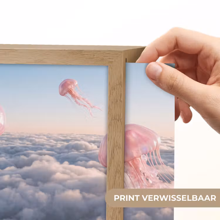 Lightbox - Wandlamp - Roze dier - Wolken — 6