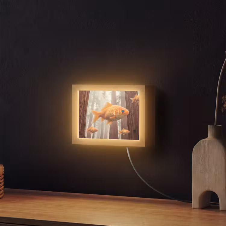 Lightbox - Wandlamp - Vis - Bos - Fantasie — 2