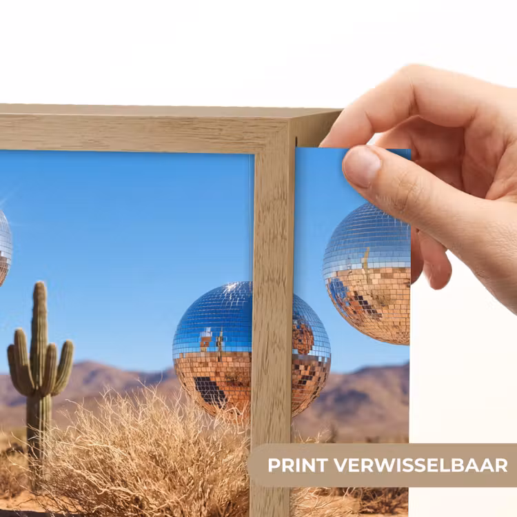 Lightbox - Wandlamp - Woestijn - Spiegelbal - Kunst — 6