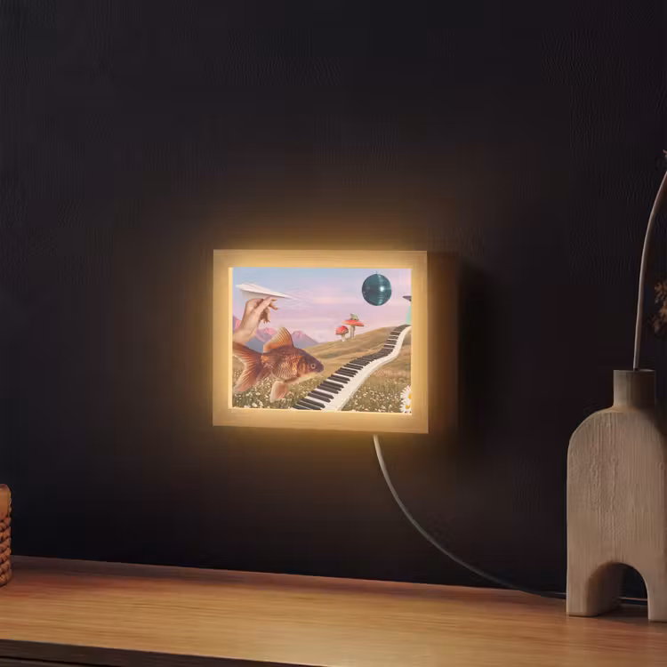 Lightbox - Wandlamp - Vis - Natuur - Abstract — 2