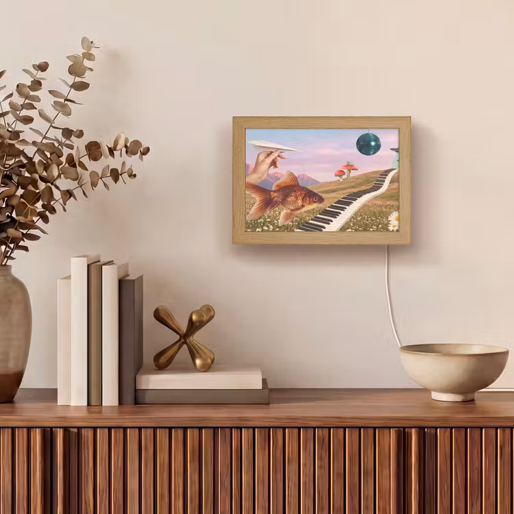 Lightbox - Wandlamp - Vis - Natuur - Abstract — 4