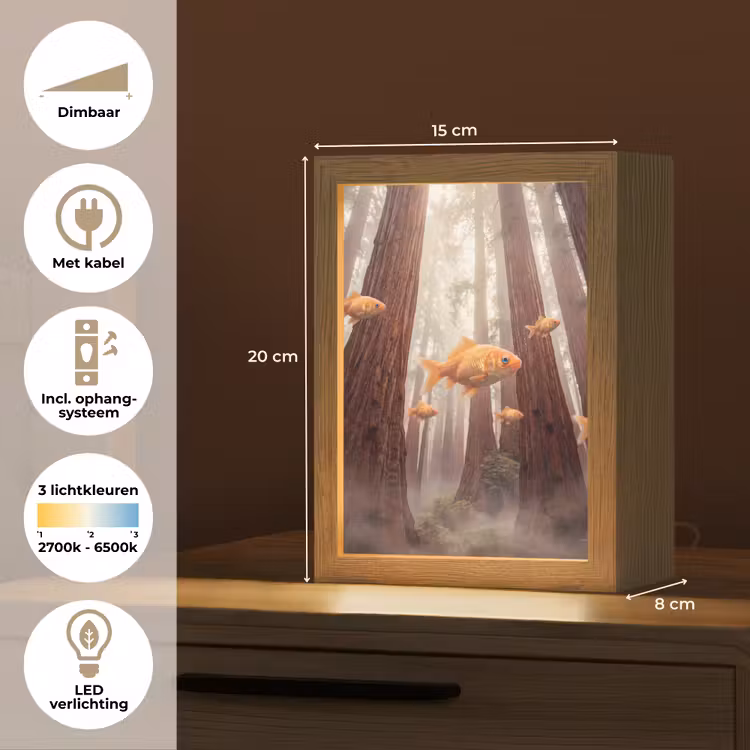 Tafellamp - Vis - Bos - Fantasie — 7