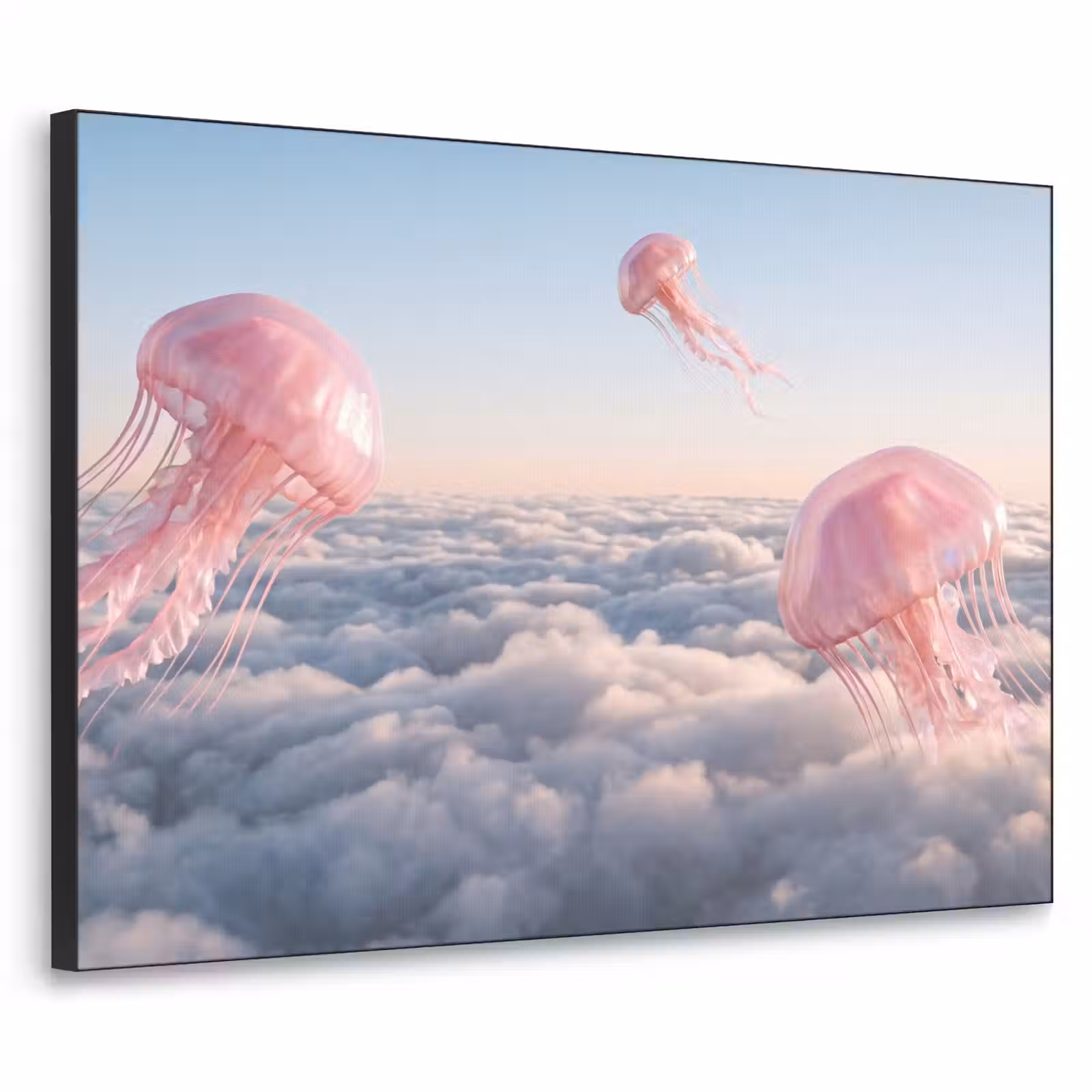 Art Frame - Roze dier - Wolken — 1