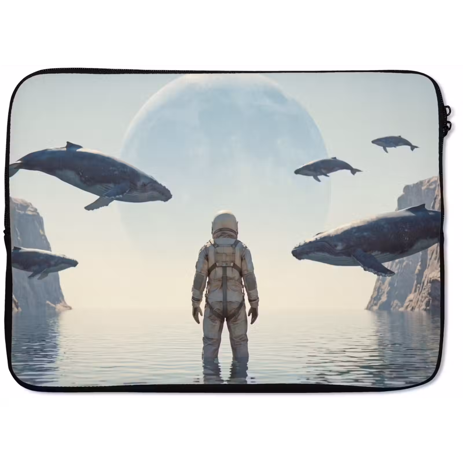 Laptophoes - Ruimtevaarder - Walvis - Fantasie — 1