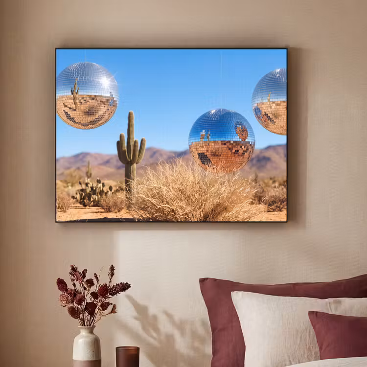 Art Frame - Woestijn - Spiegelbal - Kunst — 3