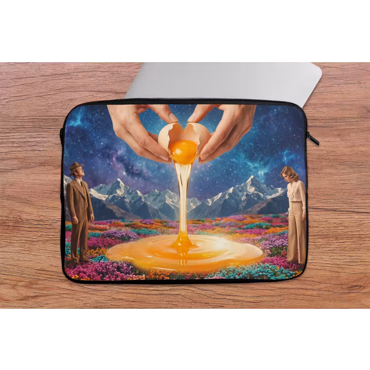 Laptophoes - Handen - Ei - Surrealisme — 2