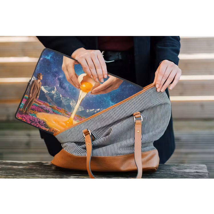 Laptophoes - Handen - Ei - Surrealisme — 4