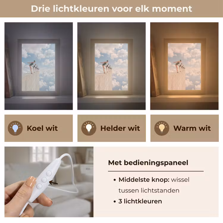 Tafellamp - Vrouwen - Duikhouding - Wolken — 6
