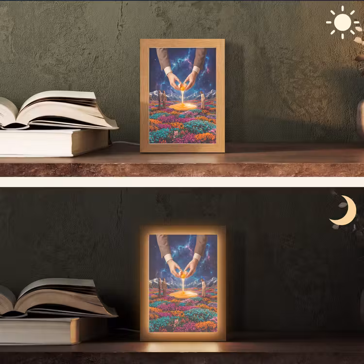Tafellamp - Handen - Ei - Surrealisme — 5