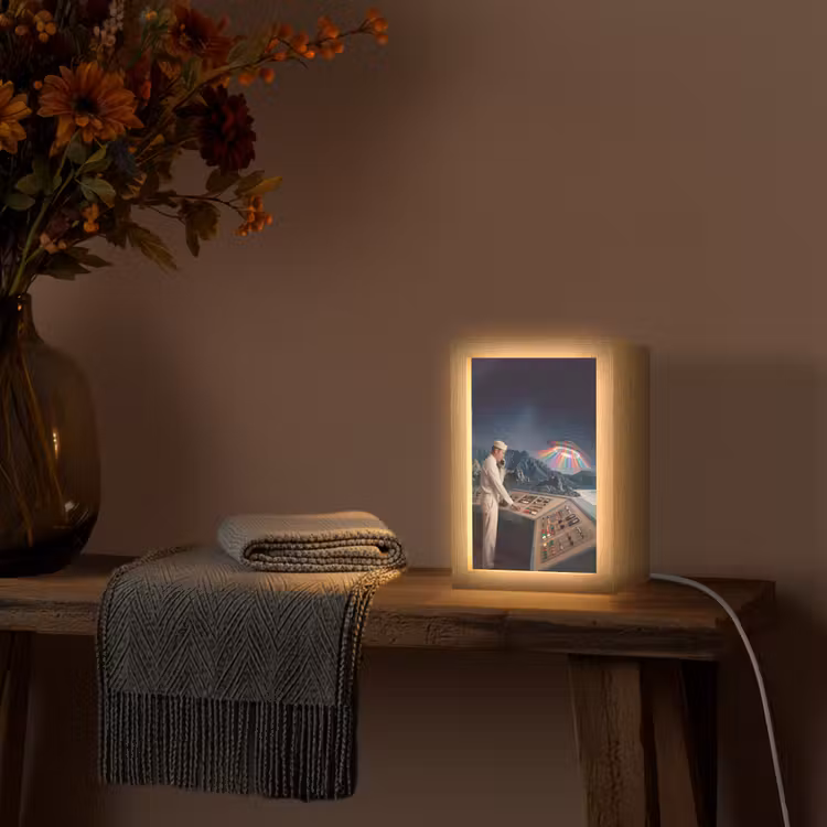 Tafellamp - Man - Controlekamer - Strand — 3
