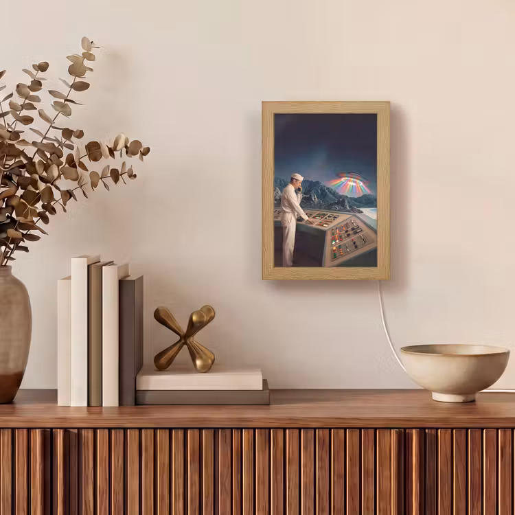 Tafellamp - Man - Controlekamer - Strand — 4
