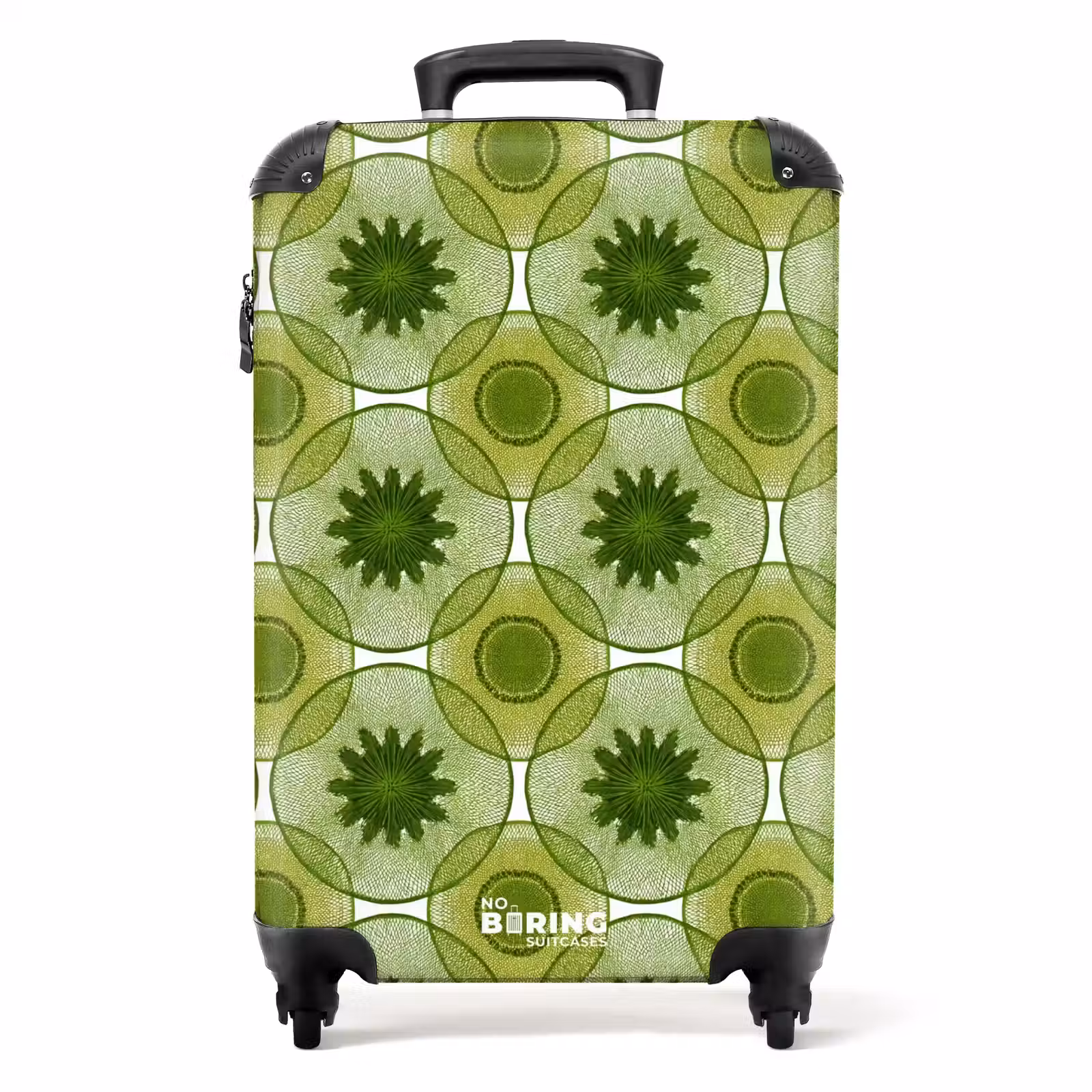 Koffer - Cirkels - Patroon - Groen — 1