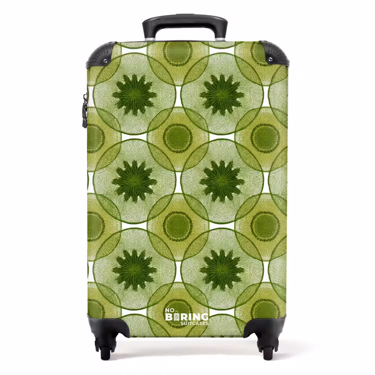 Koffer - Cirkels - Patroon - Groen — 1