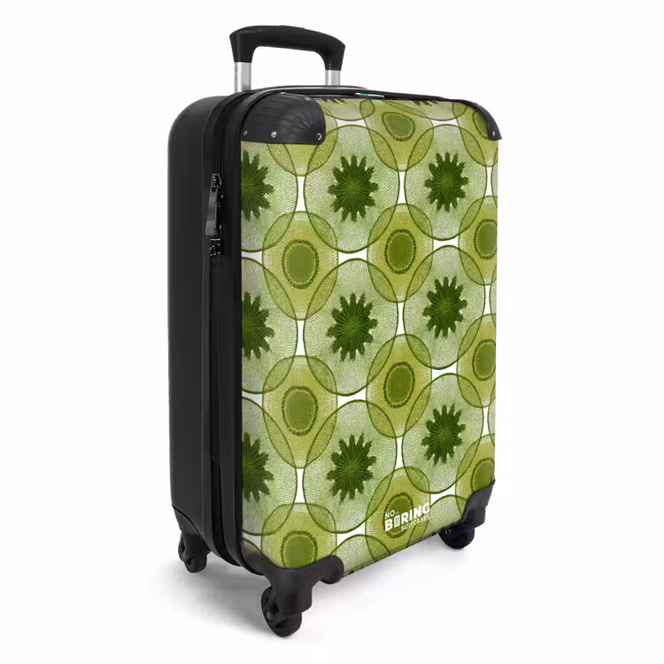 Koffer - Cirkels - Patroon - Groen — 2