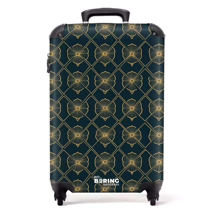 Koffer - Geometrisch - Elegant - Groen — 1