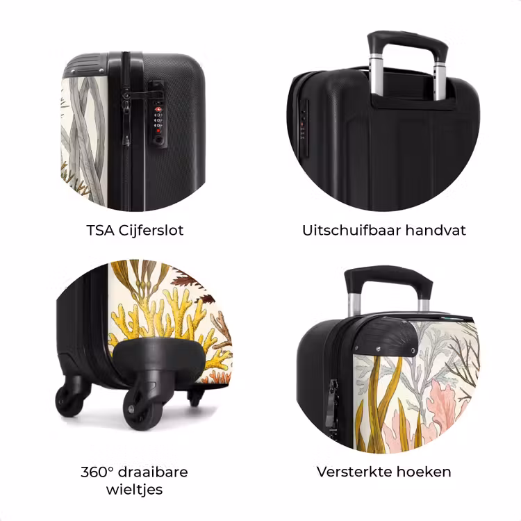 Koffer - Natuur - Onderwater - Botanisch - Vintage - Kleurrijk — 7