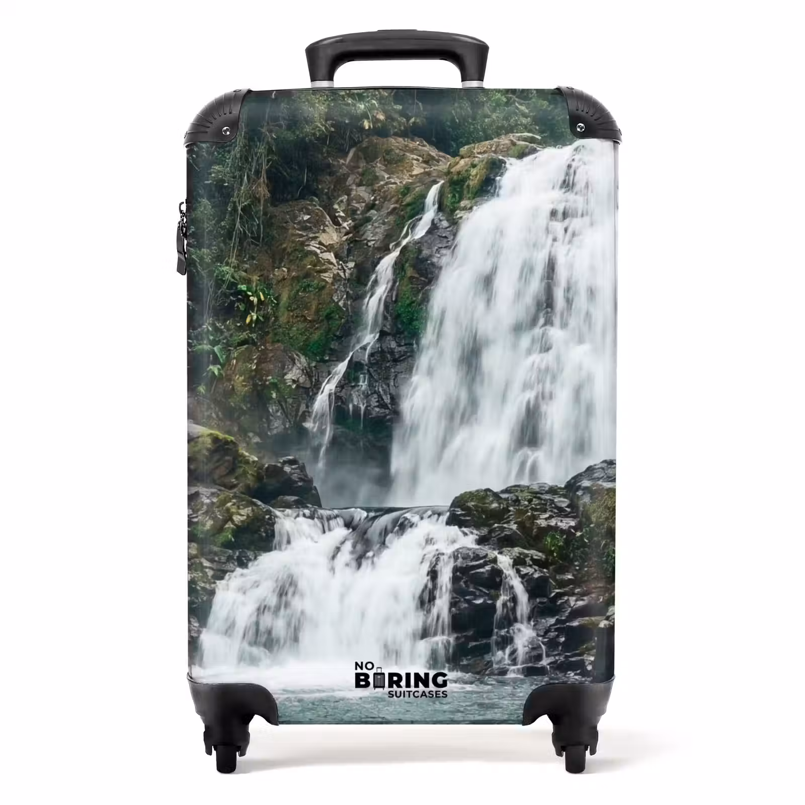 Koffer - Waterval - Bos - Natuur - Groen — 1