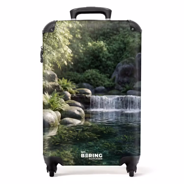 Koffer - Beek - Waterval - Natuur - Groen — 1