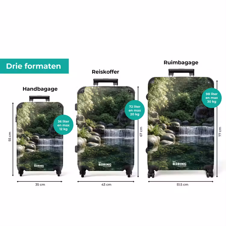 Koffer - Beek - Waterval - Natuur - Groen — 8