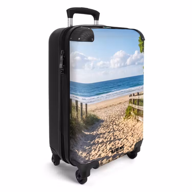 Koffer - Strand - Zandpad - Oceaan - Natuur — 2