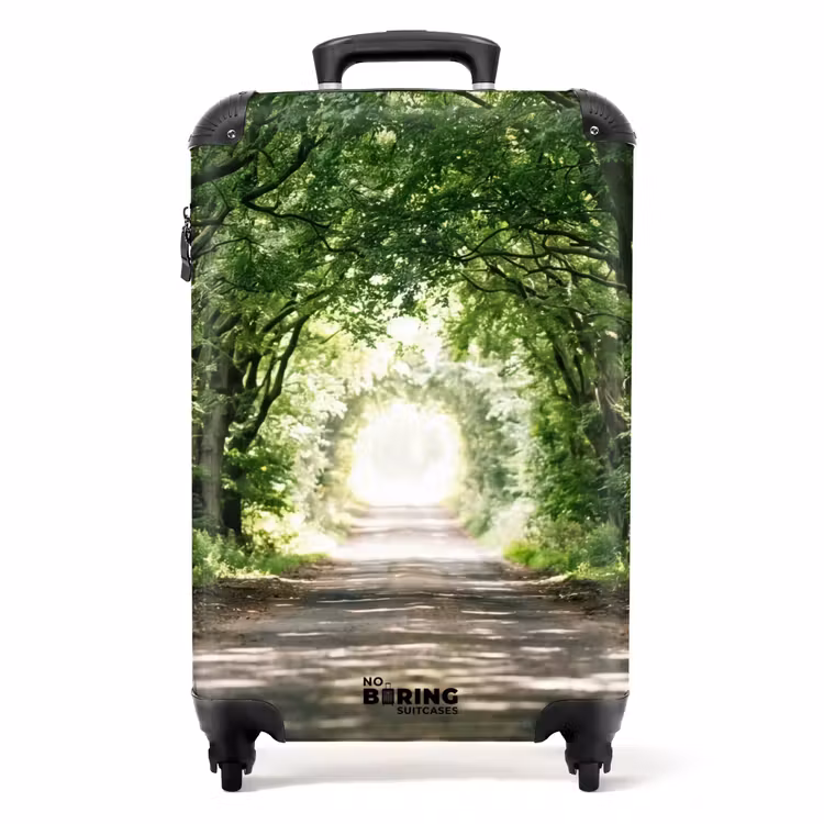 Koffer - Weg - Bomen - Natuur - Groen — 1
