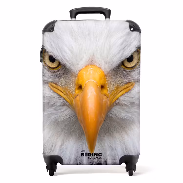 Koffer - Amerikaans - Zeearend - Portret - Geel — 1