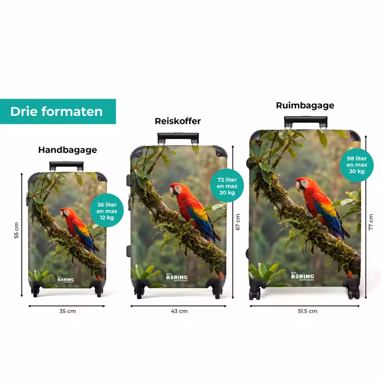 Koffer - Ara - Jungle - Rood — 8