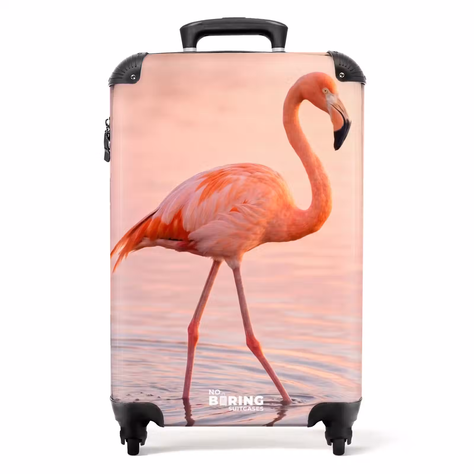 Koffer - Flamingo - Water - Roze — 1