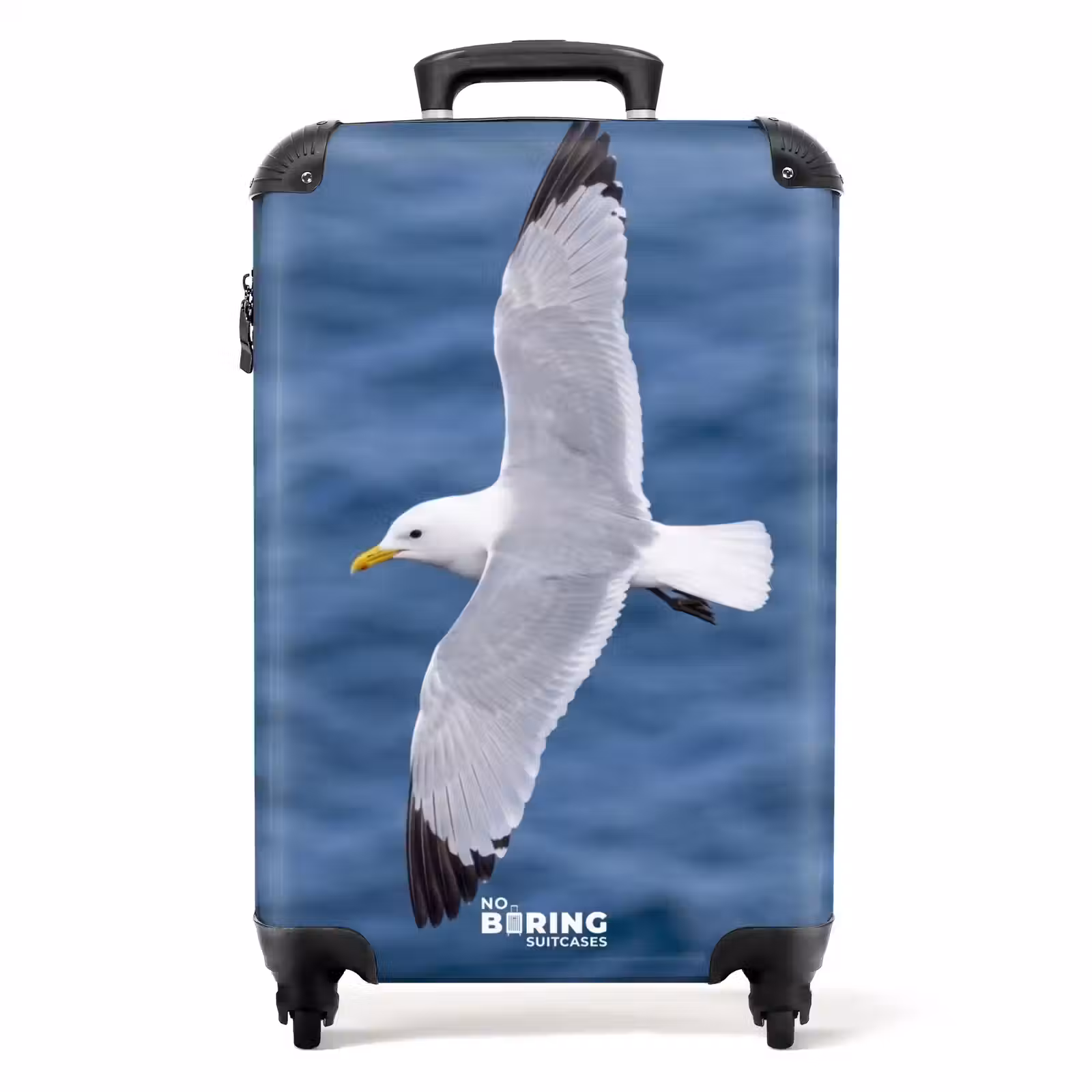 Koffer - Zeemeeuw - Oceaan - Blauw — 1