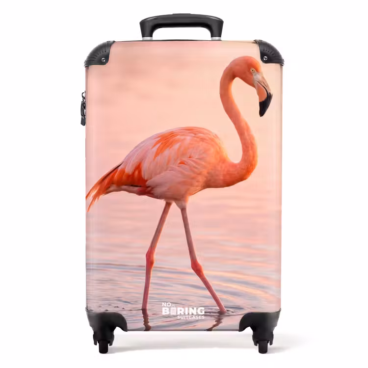 Koffer - Flamingo - Water - Roze — 1