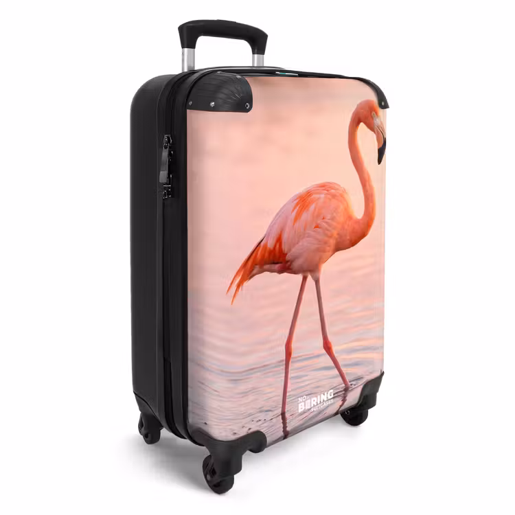 Koffer - Flamingo - Water - Roze — 2