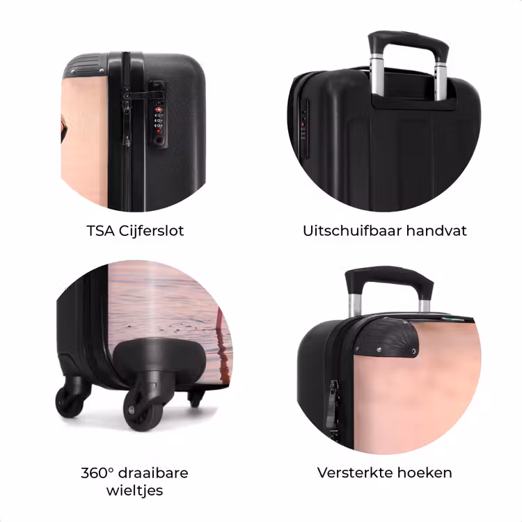 Koffer - Flamingo - Water - Roze — 7