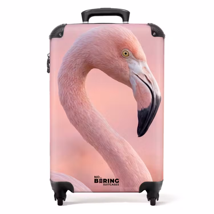 Koffer - Flamingo - Portret - Roze — 1
