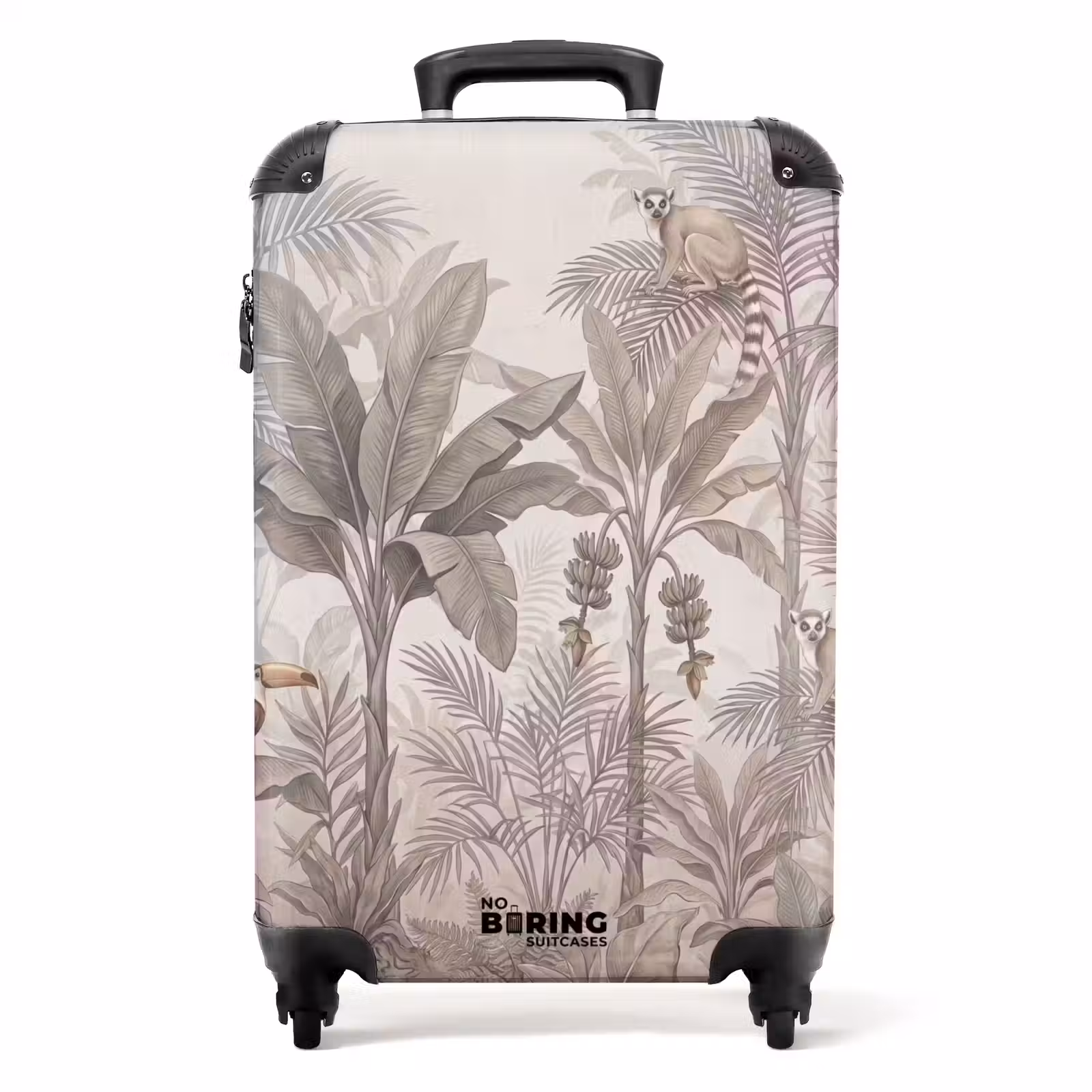 Koffer - Natuur - Jungle - Ringstaartmaki - Bruin — 1