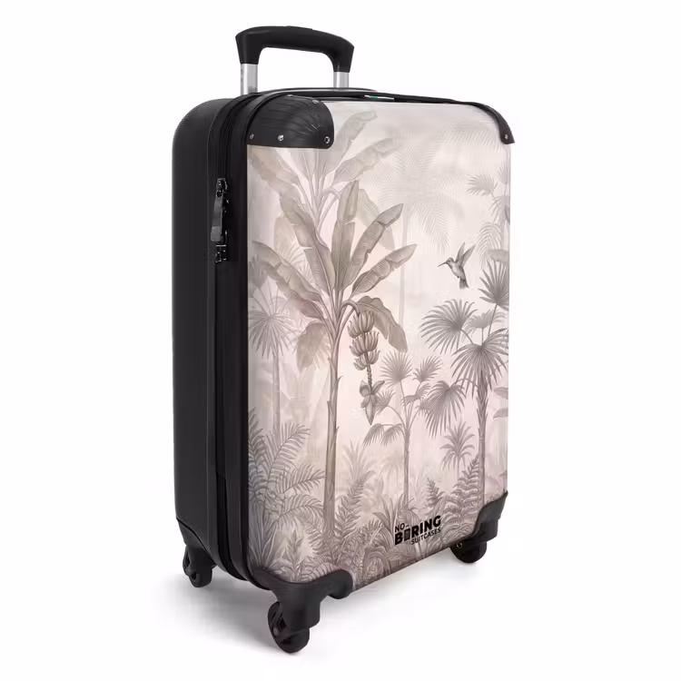 Koffer - Jungle - Banenboom - Kolibrie - Beige — 2
