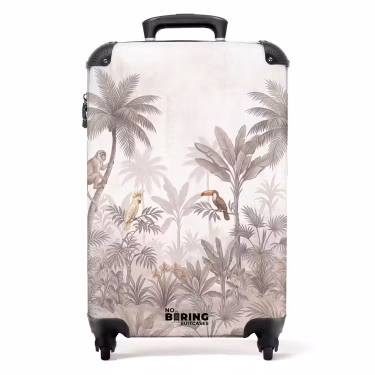 Koffer - Jungle - Dieren - Palmbomen — 1