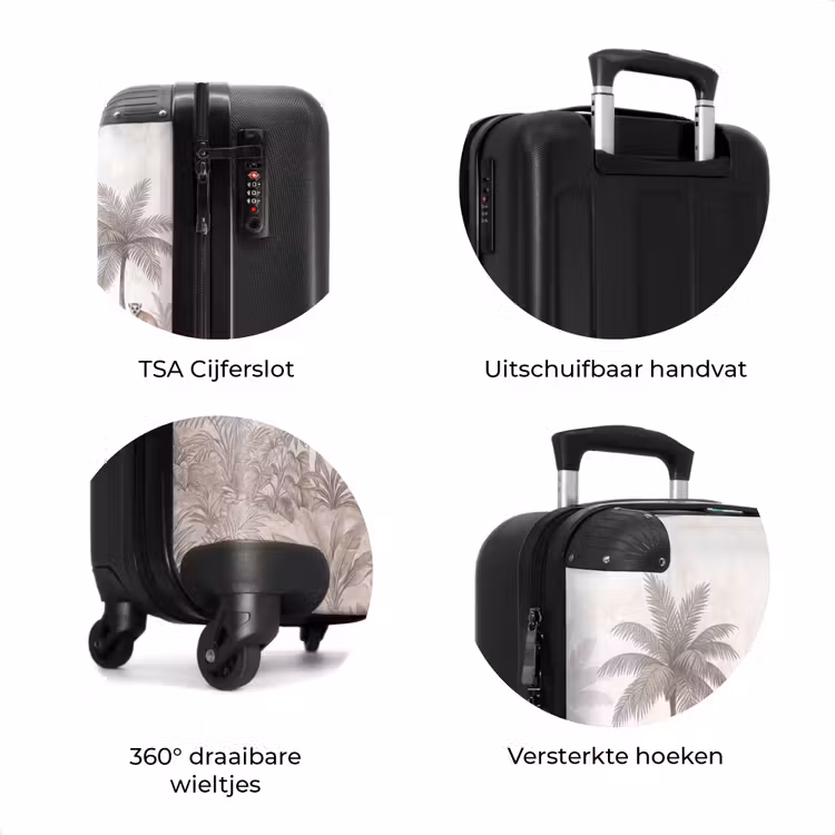 Koffer - Jungle - Dieren - Palmbomen — 7
