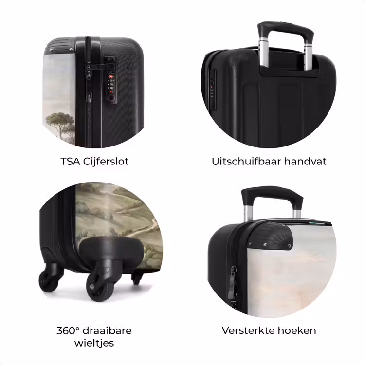 Koffer - Landschap - Heuvels - Zandpad - Groen — 7